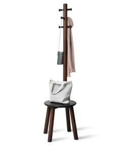 Pillar Stool and Coat Rack